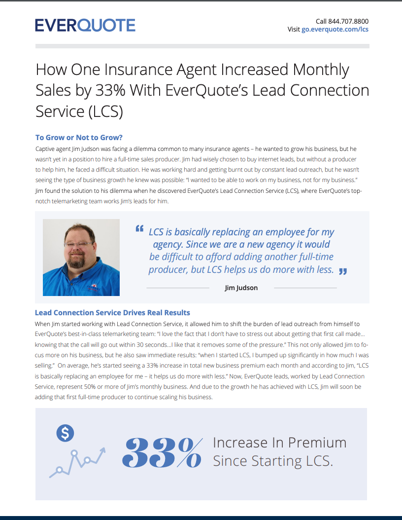 This Insurance Agent Increased Monthly Sales By 33% And You Can Too