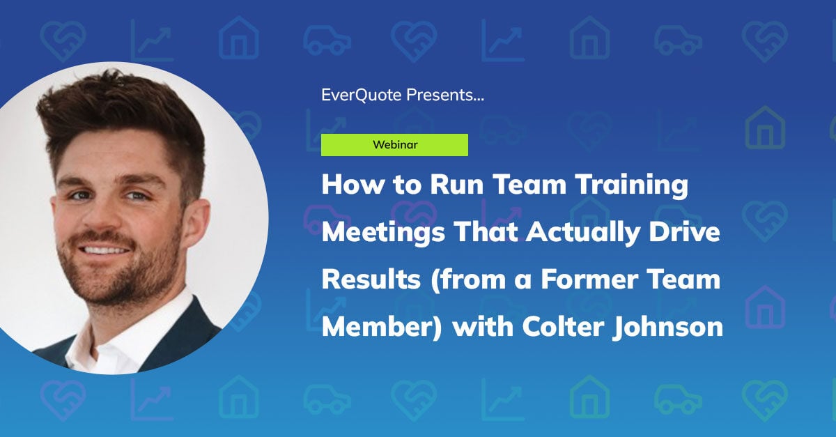 How to Run Team Training Meetings That Actually Drive Results (from a Former Team Member) with Colter Johnson