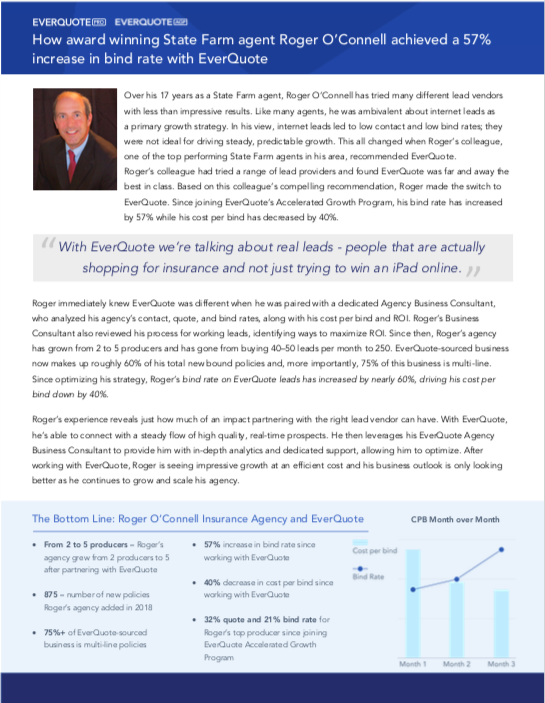 EverQuote Case Study Series – Roger O'Connell
