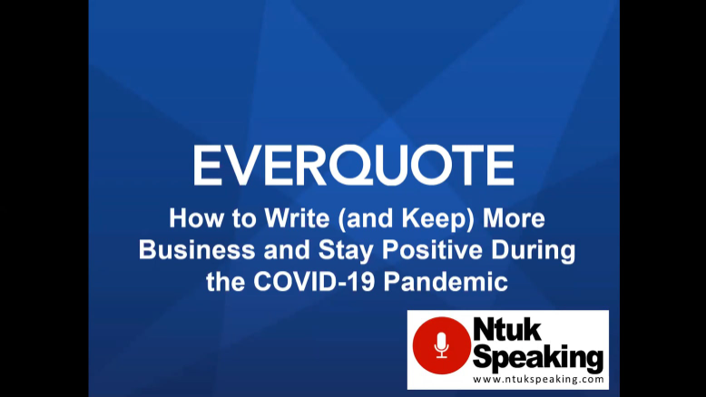 How to Write (and Keep) More Business and Stay Positive During the COVID-19 Pandemic with Thomas Ntuk