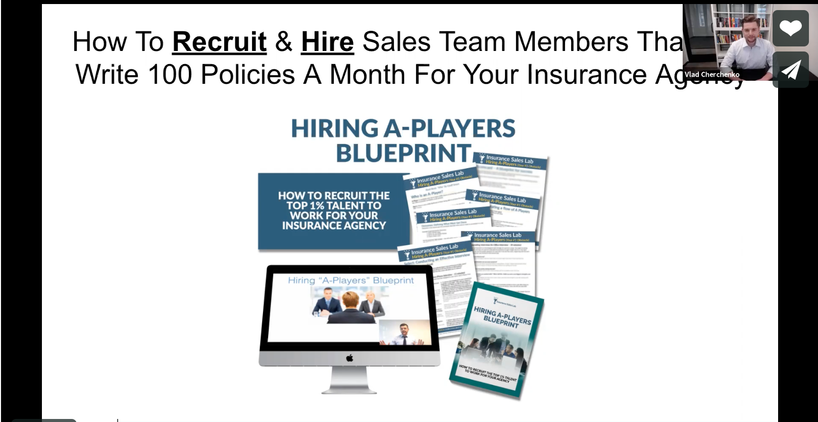 How To Recruit & Hire Team Members That Can Write 100 Policies A Month For Your Insurance Agency with Vlad Cherchenko