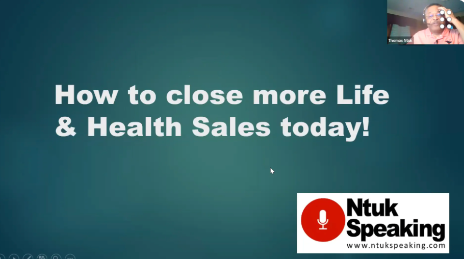 Boost Your Life (and Health) Sales TODAY With This Simple Strategy with Thomas Ntuk
