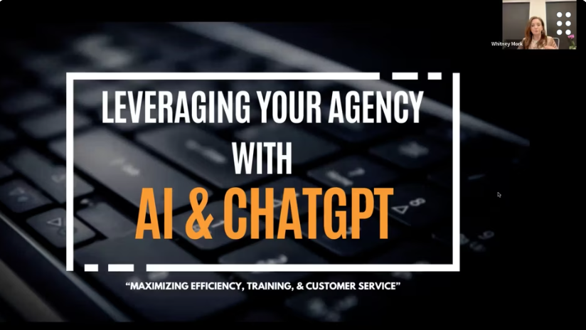 Enhancing Your Insurance Agency with AI and ChatGPT with Whitney Mork